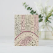  kaart van New Orleans (1880) (Staand voorkant)