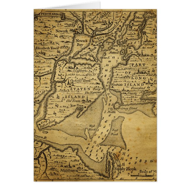  kaart van New York (Voorkant)