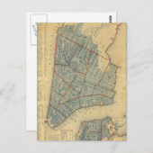  kaart van New York (1846) (Voorkant / Achterkant)