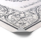  kaart van New York (1855) Poster (Hoek)