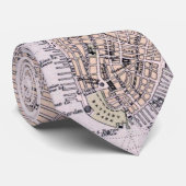  kaart van New York (1884) Stropdas (Opgerold)