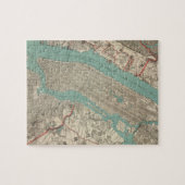  kaart van New York (1890) Legpuzzel (Horizontaal)