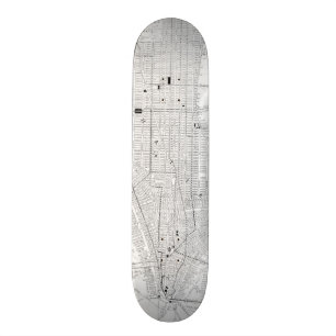  kaart van New York (1911) Skateboard