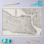  kaart van New York City Ephemera Decoupage Tissuepapier (Craft)