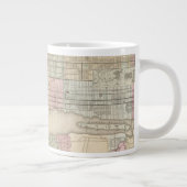 kaart van New York City Extra Grote Beker (Rechts)