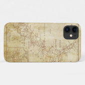  kaart van Nieuw-Zeeland c1879 Case-Mate iPhone Case (Achterkant (horizontaal))