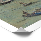 Kaart van Nijmegen, van "Civitates Orbis Terrarum" Poster (Hoek)