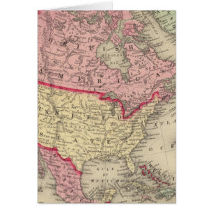 Kaart van Noord-Amerika