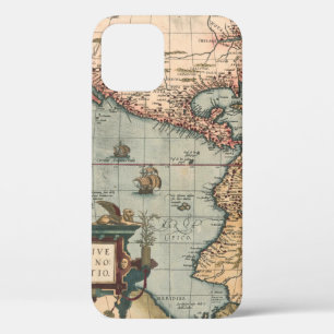  kaart van Noord-Amerika iPhone 12 Hoesje