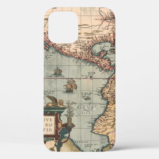  kaart van Noord-Amerika Case-Mate iPhone Case (Achterkant)