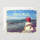 Kaart van Noord-Wales (Voorkant / Achterkant)