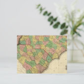 Kaart van North en South Carolina (Staand voorkant)