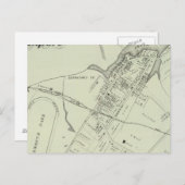 Kaart van Oceanport, NJ (Voorkant / Achterkant)