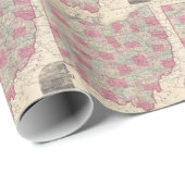  kaart van Ohio (1864) Cadeaupapier (Rol Hoek)