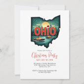 Kaart van Ohio State Christmas Holiday Party (Voorkant)