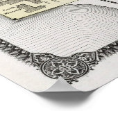  kaart van Ossining NY (1867) Poster (Hoek)