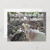 Kaart van oude geiten (Voorkant / Achterkant)