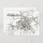 Kaart van Oxford, 1643 (Voorkant / Achterkant)