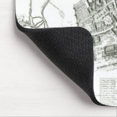 Kaart van Oxford, 1643 Muismat (Hoek)