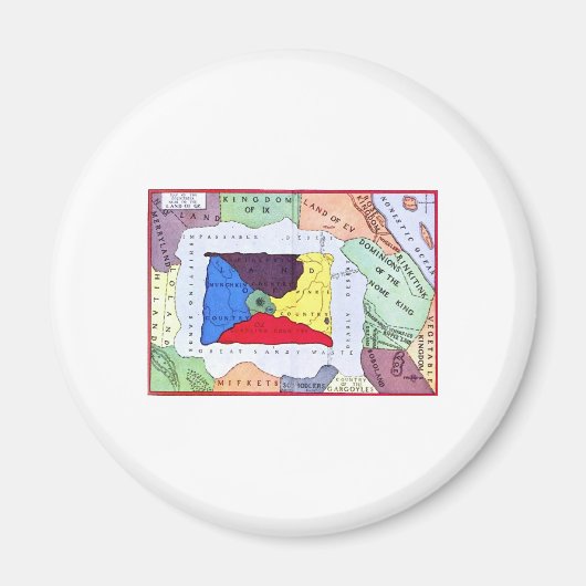 Kaart van OZ Magneet (Voorkant)