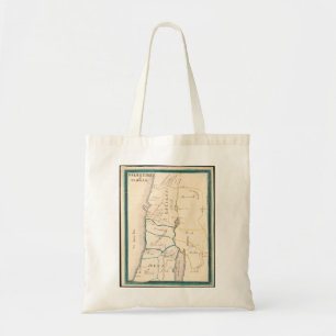 Kaart van Palestina of Canaan Tote Bag