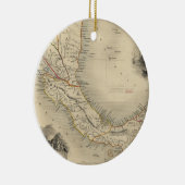  kaart van Panama (1851) Keramisch Ornament (Rechts)