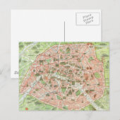 kaart van Parijs (1920) (Voorkant / Achterkant)