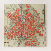 kaart van Parijs Frankrijk (1721-1774) Legpuzzel (Horizontaal)