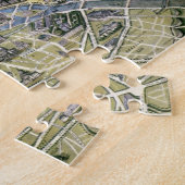 Kaart van Parijs in de periode van de Groenen Legpuzzel (Zijkant)