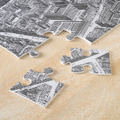 kaart van Parijs Legpuzzel (Zijkant)