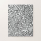 kaart van Parijs Legpuzzel (Verticaal)