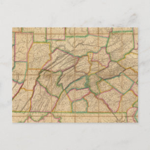 Kaart van Pennsylvania
