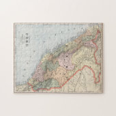  kaart van Peru (1901) Legpuzzel (Horizontaal)