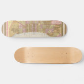  kaart van Philadelphia (1846) Skateboard (Horizontaal)