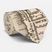  kaart van Philadelphia Pennsylvania (1776) Stropdas (Opgerold)