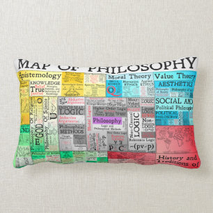 Kaart van Philosophy Pillow Kussen