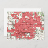  kaart van Phoenix Arizona (1952) 3 (Voorkant / Achterkant)