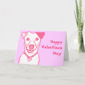 Kaart van Pink Dog Valentijns (Voorkant)