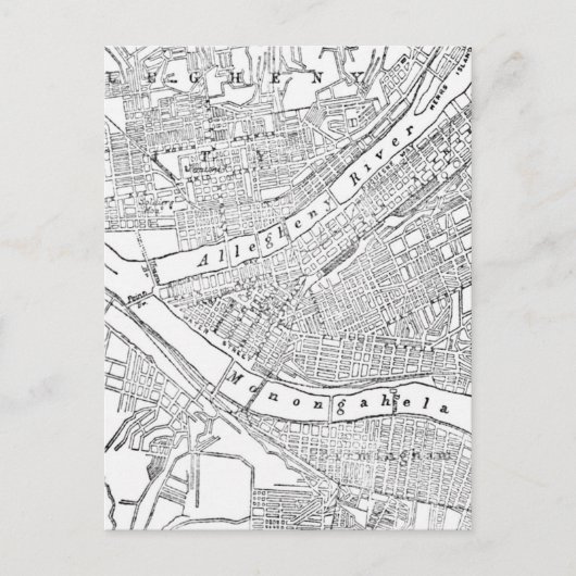  kaart van Pittsburgh (1885) (Voorkant)