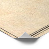 kaart van Plymouth England (1765) Poster (Hoek)