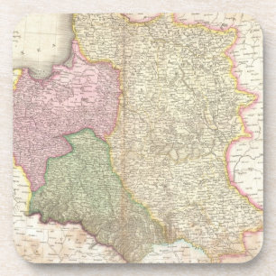  kaart van Polen (1818) Bier Onderzetter