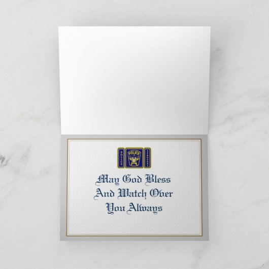 Kaart van politiesergeant Pensioen (Binnen)