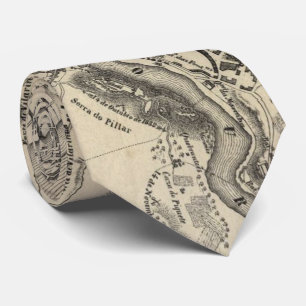  kaart van Portugal (1835) Stropdas