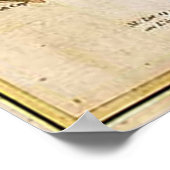 kaart van Prince Edward Island (1775) Poster (Hoek)