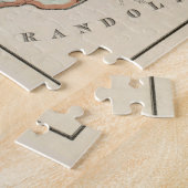  kaart van Quincy MA (1907) Legpuzzel (Zijkant)