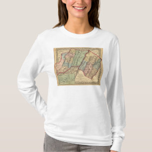 Kaart van Randolph, provincie Pendleton T-shirt