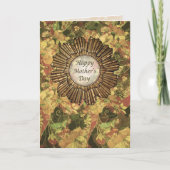 Kaart van Retro/Moederdag van het Art deco de (Voorkant)