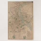 kaart van Richmond Virginia (1876) Legpuzzel (Verticaal)