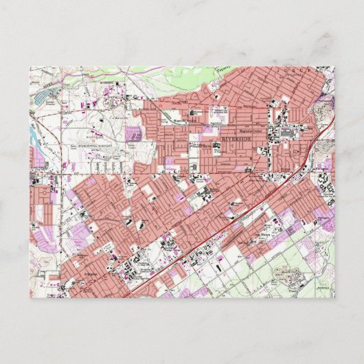 kaart van Riverside California (1967) (Voorkant)