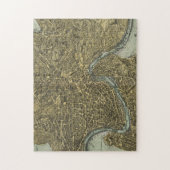  kaart van Rome Italië (1716) Legpuzzel (Verticaal)